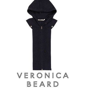 Veronica Beard Kyra Hoodie Dickey in Navy Blue